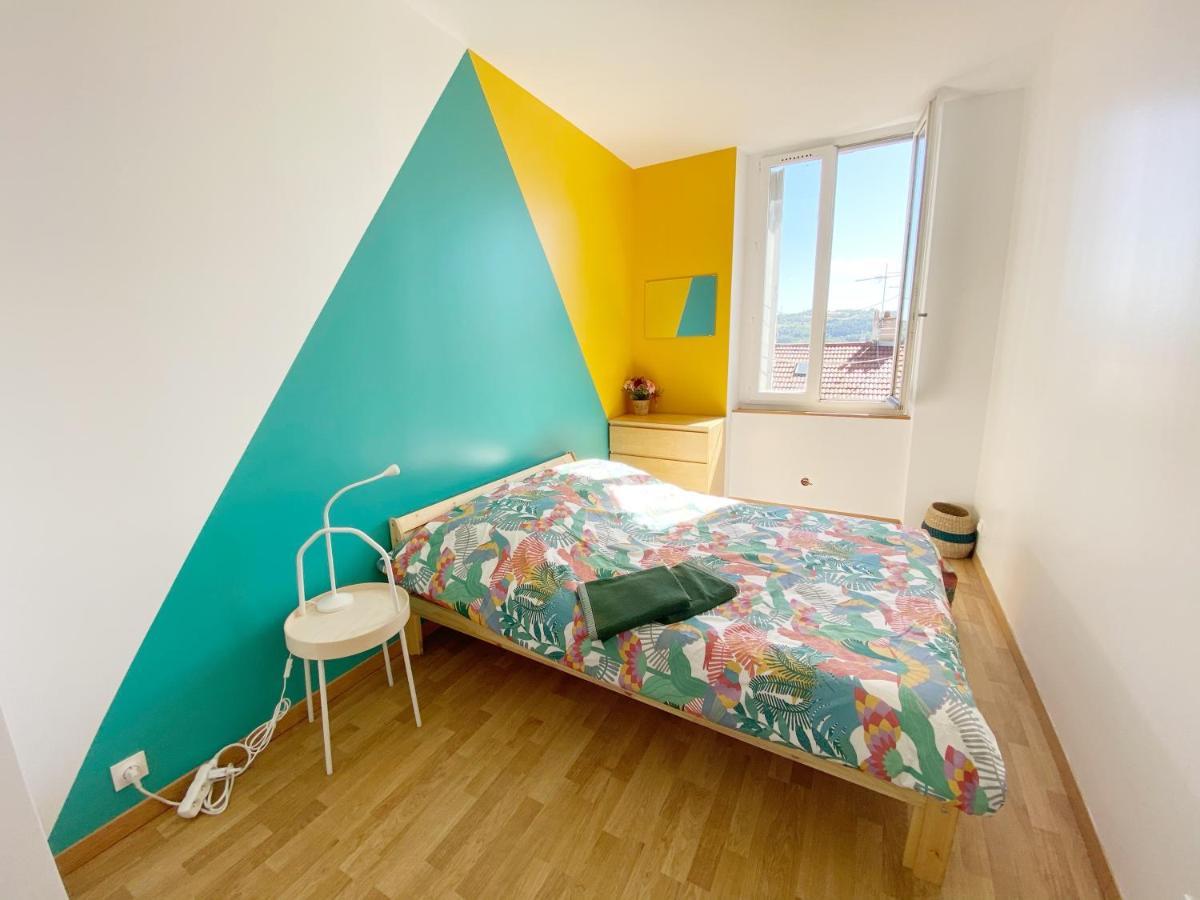 22 Chic & Cosy Grand Appart 92M2 Parking Gratuit Hypercentre Netflix แซงต์-เอเตียน ภายนอก รูปภาพ